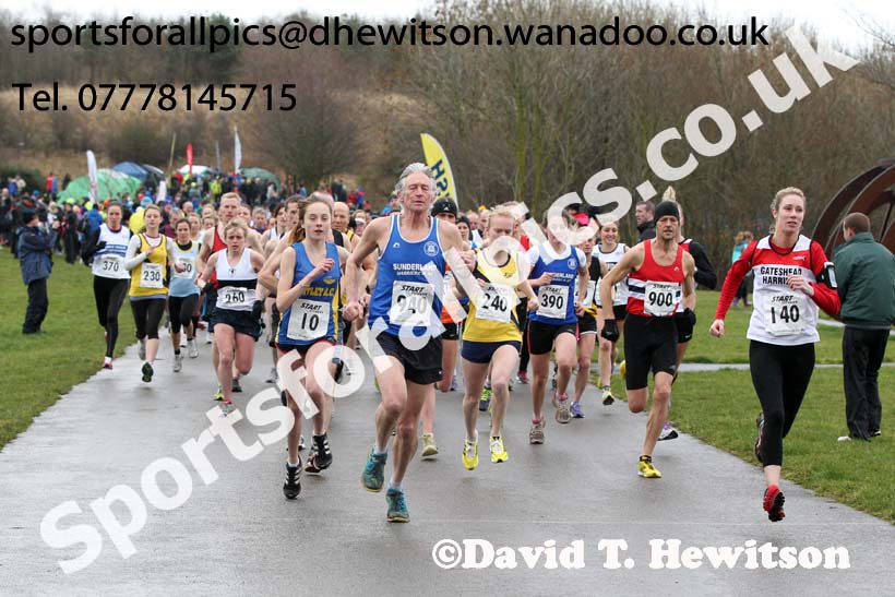 Start of the womens and veterans Royal Signals Relays, Hetton. Photo: David T. Hewitson/Sports for All Pics